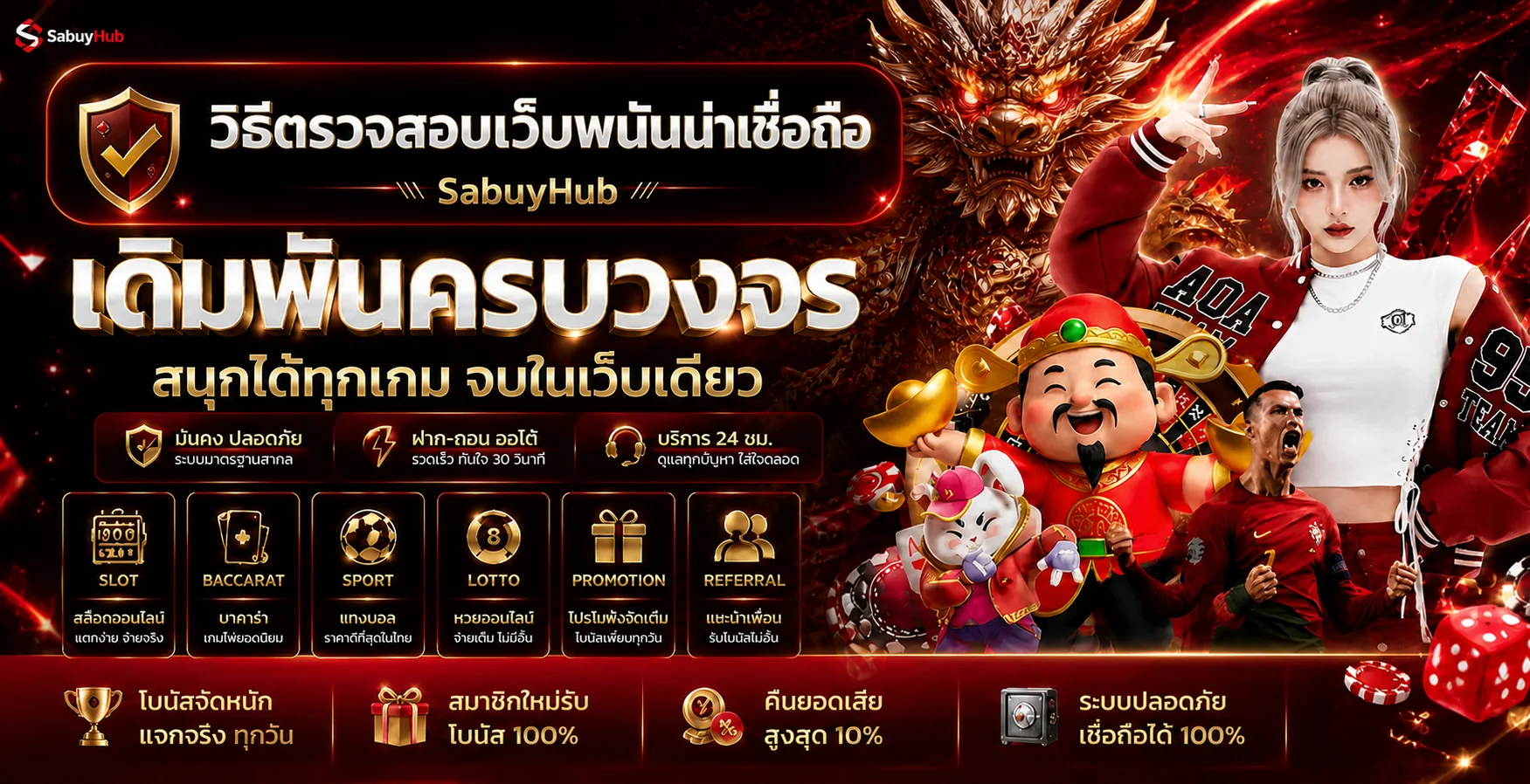 SabuyHub | วิธีตรวจสอบเว็บพนันน่าเชื่อถือ